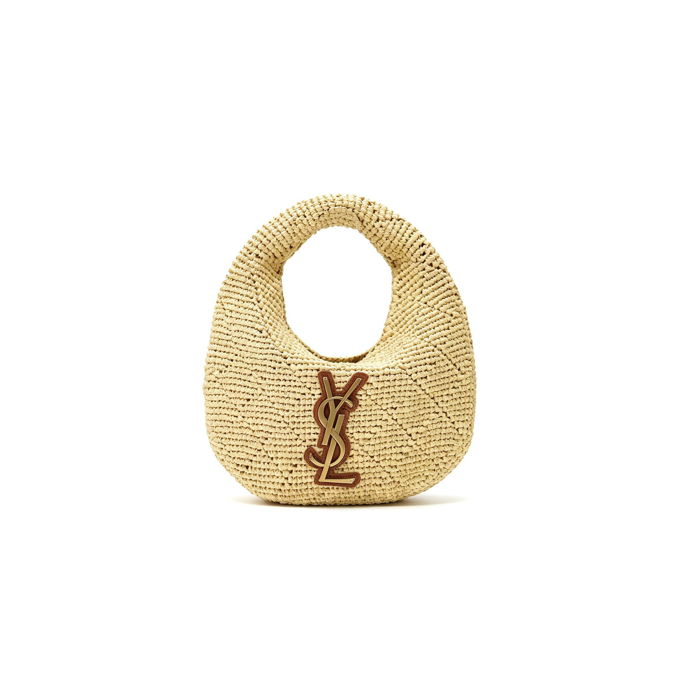 YSL ICARINO IN RAFFIA 851689 (17*13*3cm)